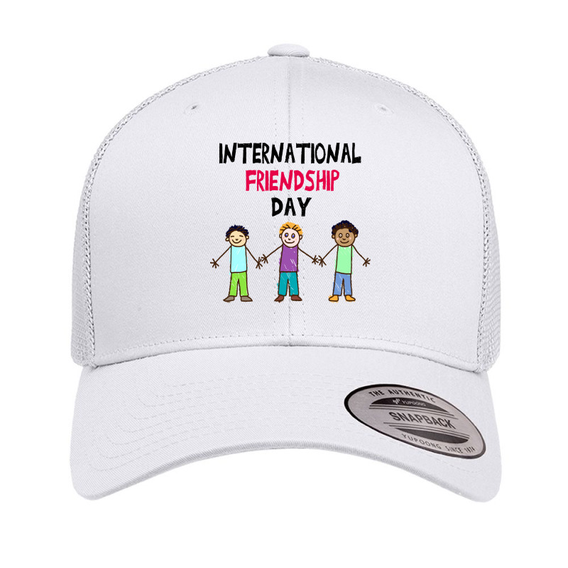 International Friendship Day Funny T  Shirt International Friendship D Retro Trucker Cap by actsetting | Artistshot