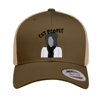 Cat People Horror Retro Trucker Cap | Artistshot