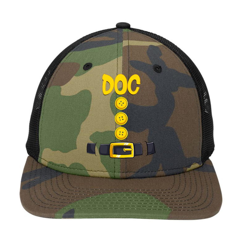 Doc Halloween Dwarf Costume Color Matching Snapback Trucker Cap | Artistshot