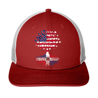 American Flag With Dominican Republic Snapback Trucker Cap | Artistshot