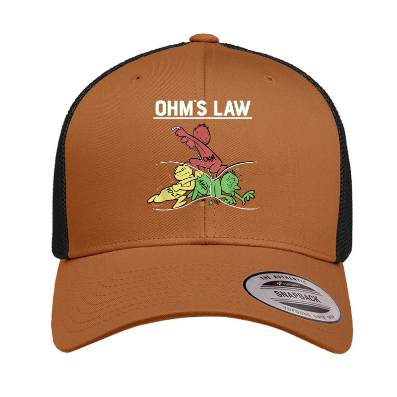 Ohms Law Funny Shirt.electrical Electronics Engineer Funny T T Shirt Retro Trucker Cap by waltervanderwilt1 | Artistshot