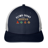 Climb Every Mountain Space Splash Everest Snapback Trucker Cap | Artistshot