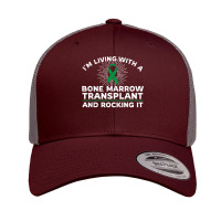 Funny Bone Marrow Transplant Design Bmt Survivors Donors T Shirt Retro Trucker Cap | Artistshot