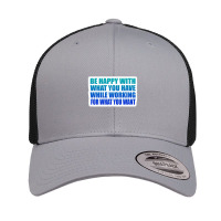 Focus On Being Productive Instead Of Busy 98702942 Retro Trucker Cap | Artistshot