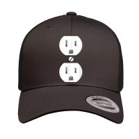 Electrical Outlet Socket Easy Costume Retro Trucker Cap | Artistshot