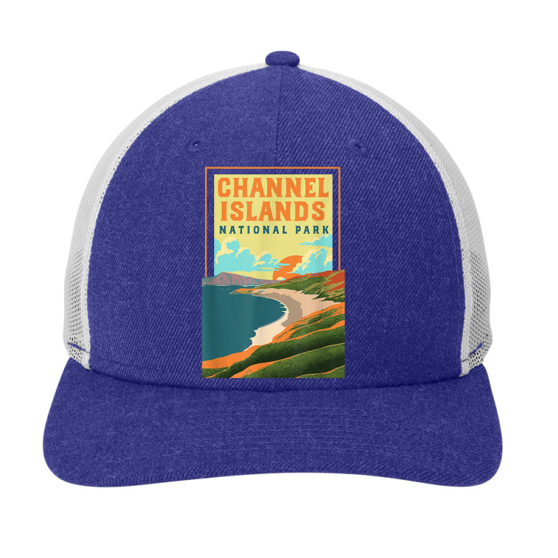 Channel Islands California Wpa National Parks Poster Retro T Shirt Snapback Trucker Cap by cm-arts | Artistshot