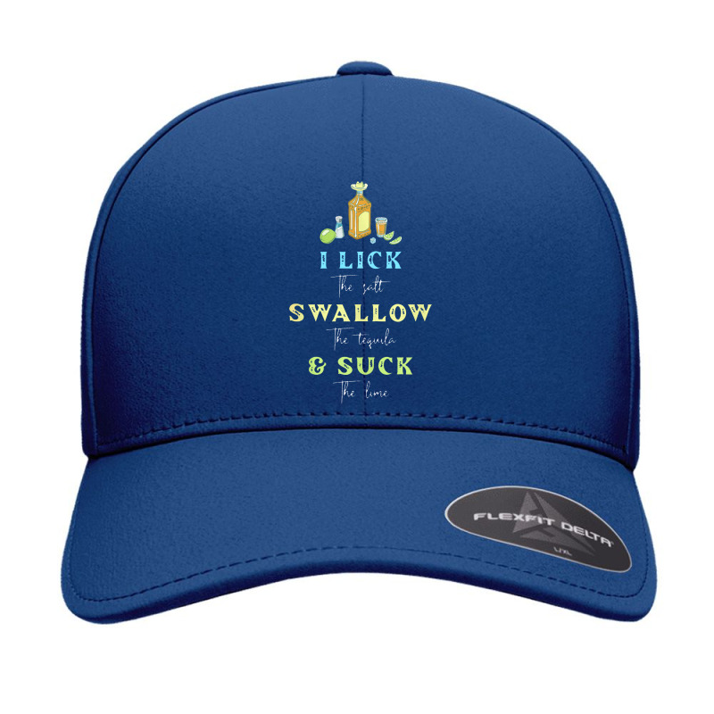 I Lick Salt Swallow Tequila Suck Lime Cinco De Mayo Mexico Seamless Cap by hajarbor | Artistshot