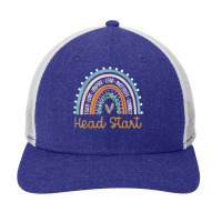 Head Start Rainbow Headstart Teacher First Day Of School T Shirt Snapback Trucker Cap | Artistshot