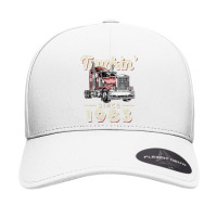 Womens Truckin Since 1983 Trucker Big Rig Driver 39th Birthday V Neck Seamless Cap | Artistshot