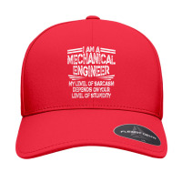 My Level Of Sarcasm Sarcastic Mechanical Engineer T Shirt Seamless Cap | Artistshot