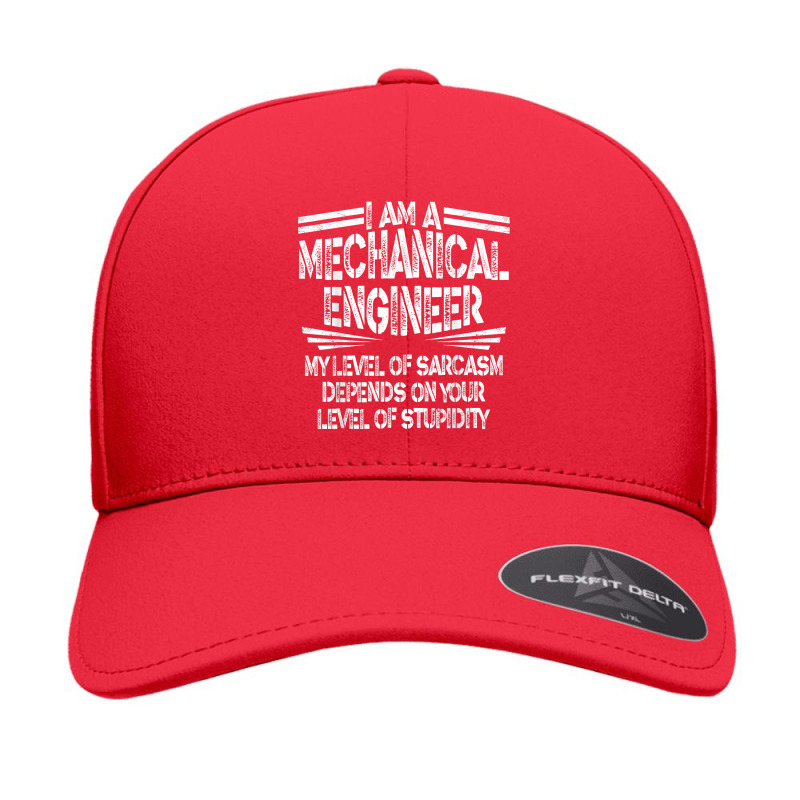 My Level Of Sarcasm Sarcastic Mechanical Engineer T Shirt Seamless Cap by Smykowskicalob1991 | Artistshot