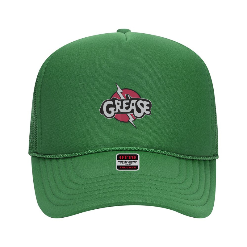 Grease Title Patch Foam Trucker Hat by laughingtuy | Artistshot