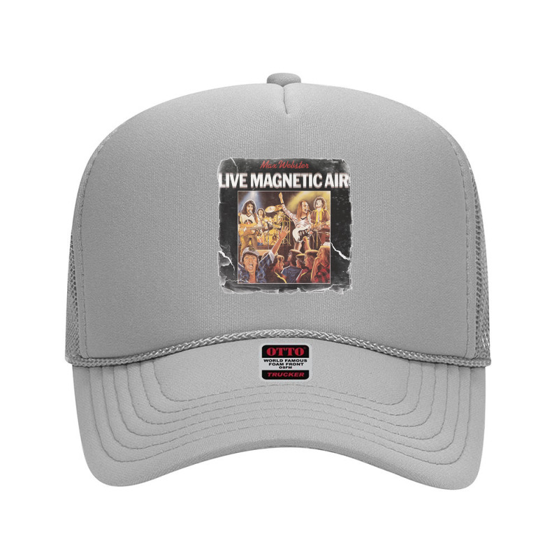 Max Webster Live Magnetic Air Foam Trucker Hat by cm-arts | Artistshot