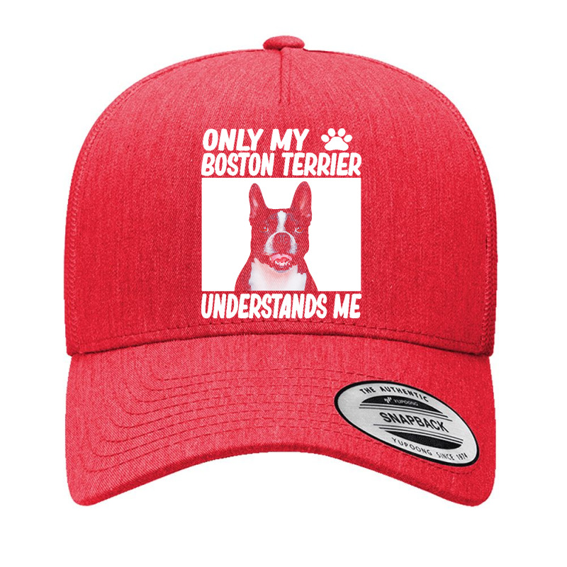 Boston Terrier T  Shirtonly My Boston Terrier Understands Me Boston Te Yupoong Trucker Cap by gjohnston160 | Artistshot