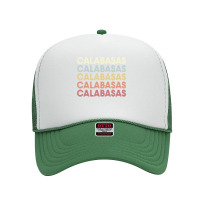 Calabasas California Calabasas Ca Retro Vintage Text Long Sleeve T Shi Foam Trucker Hat | Artistshot