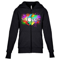 Bowling T  Shirt Bowling Love Colourful Typography Bowler Sport T  Shi Youth Zipper Hoodie | Artistshot