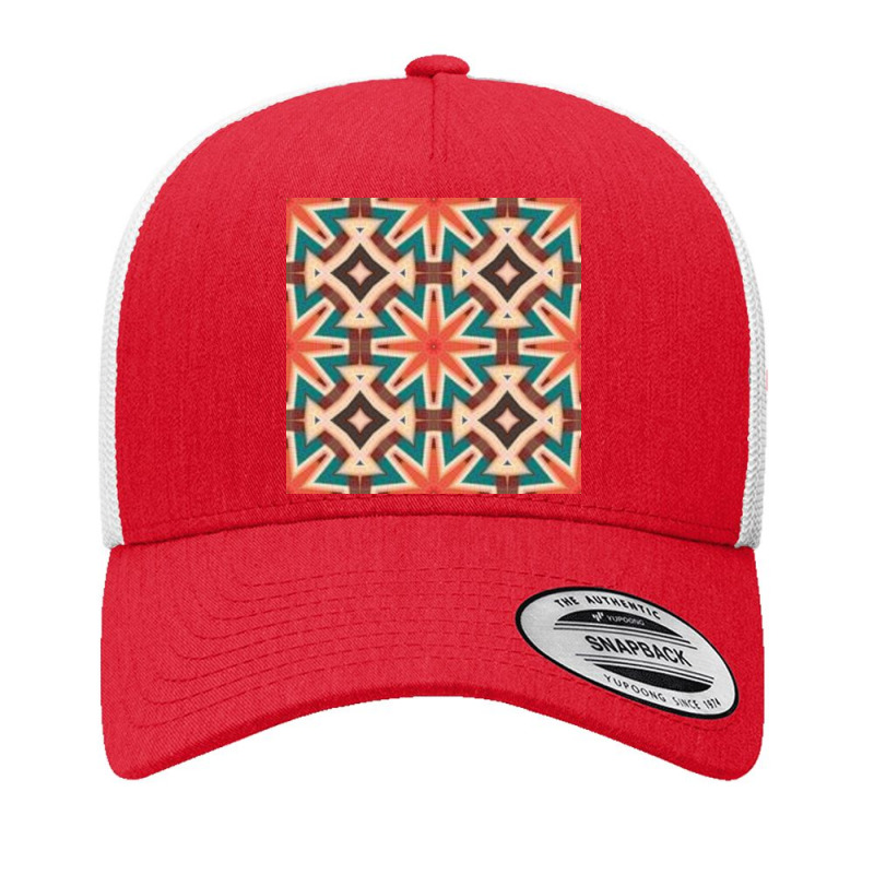 Swiss Mandala Pattern Yupoong Trucker Cap by Artango | Artistshot