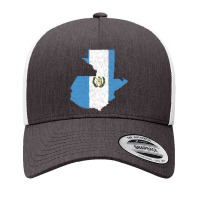 Guatemala Map Flag Drawing Line Art Yupoong Trucker Cap | Artistshot