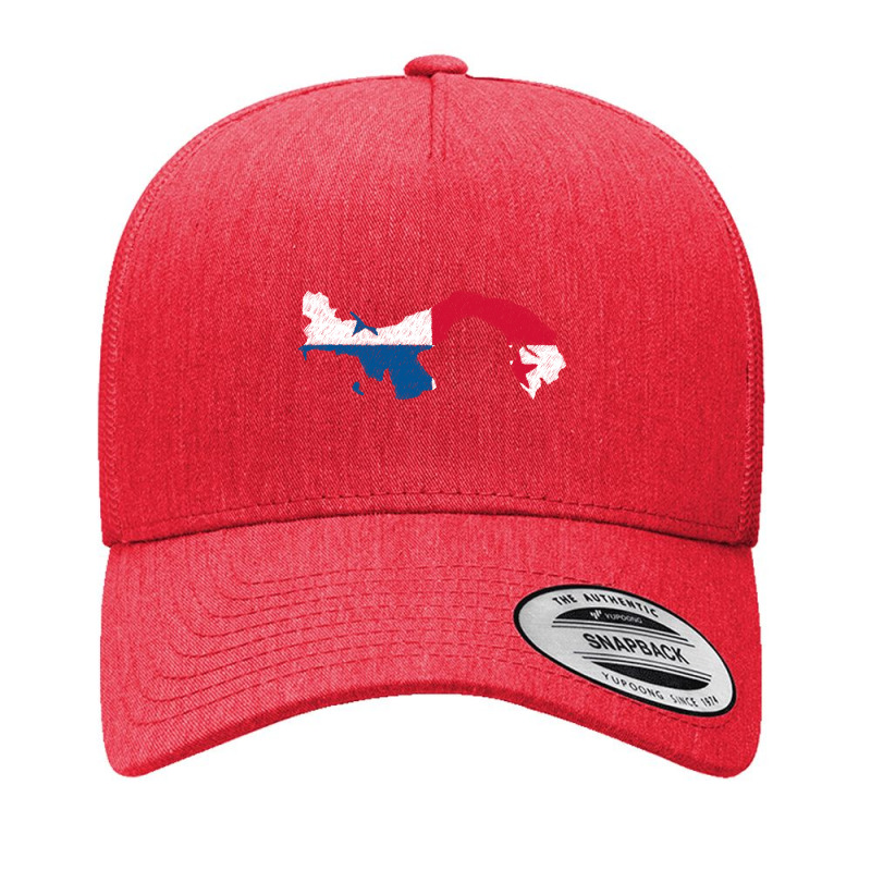 Panama Map Flag Drawing Line Art Yupoong Trucker Cap by Erwin Saputra Art | Artistshot