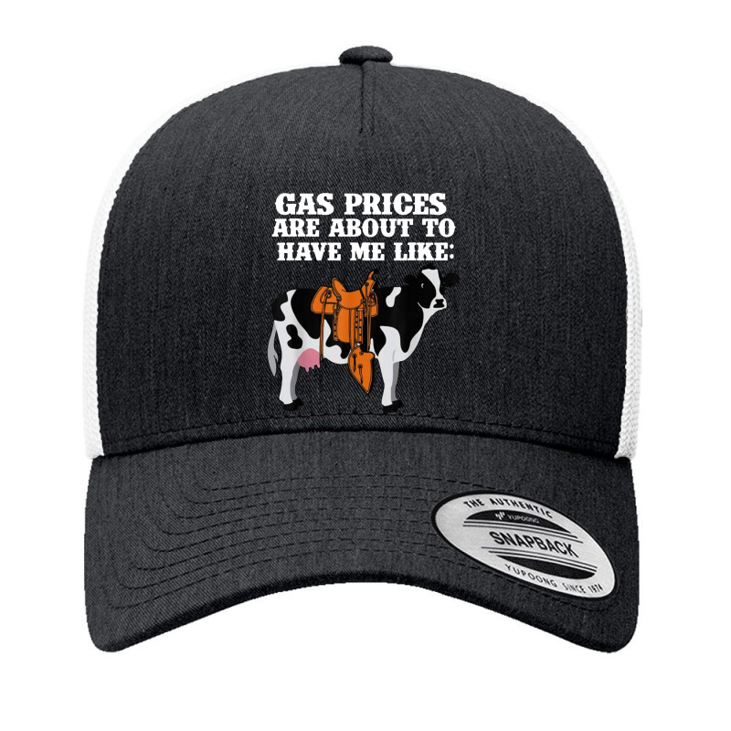 Funny Dairy Cow Gas Prices Yupoong Trucker Cap by paulscott Art | Artistshot