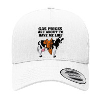 Funny Dairy Cow Gas Prices Yupoong Trucker Cap | Artistshot