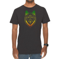 Wolf Mandala Aesthetic Vintage T-shirt | Artistshot