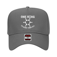 Ring To Bind Them All Chemistry Benzene Ring Molecule Bond Adjustable Baseball Cap | Artistshot