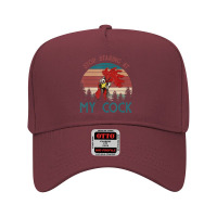 Stop Staring At My Cock Chicken Lovers Adjustable Baseball Cap | Artistshot