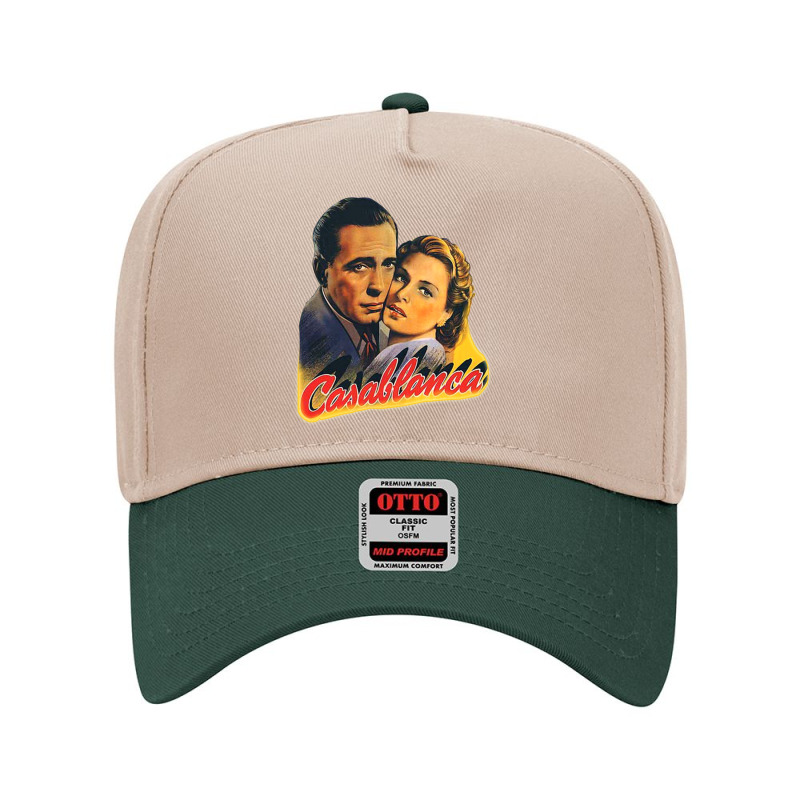 Vintage Retro Casablanca Movie 40s 1942 American Romantic Drama Film M Adjustable Baseball Cap by cm-arts | Artistshot