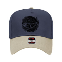 Skeleton Fish Flounder Adjustable Baseball Cap | Artistshot