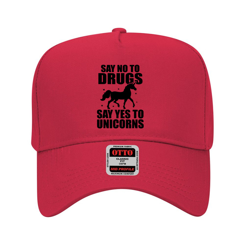 Red Yes To Unicorns Ribbon Week Adjustable Baseball Cap | Artistshot