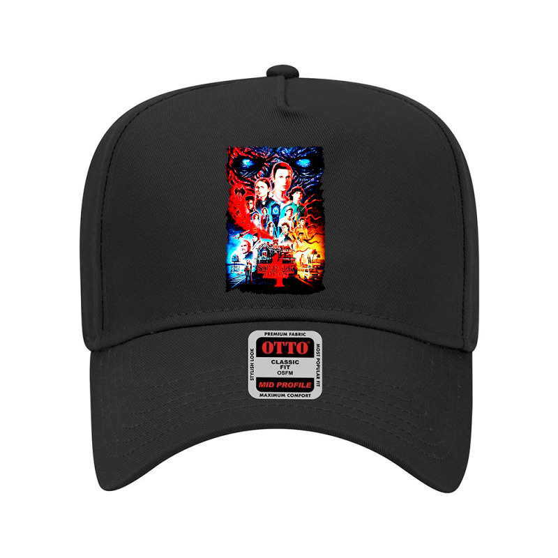 Season 4 Poster Stranger Adjustable Baseball Cap by Klangenan | Artistshot