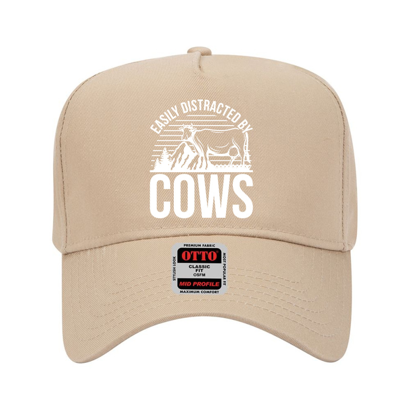 Farm Animal Pet Cow Adjustable Baseball Cap by cm-arts | Artistshot