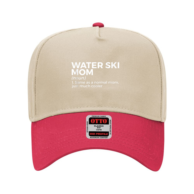 Water Ski Mom Definition Funny Waterskiing Tank Top Adjustable Baseball Cap by cm-arts | Artistshot