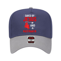 Saved By Jesus And A Pacemaker Heart Disease Awareness Funny T Shirt Adjustable Baseball Cap | Artistshot