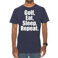 Golf Eat Sleep Repeat Vintage T-shirt | Artistshot