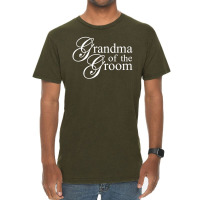 Grandma Of The Groom Vintage T-shirt | Artistshot