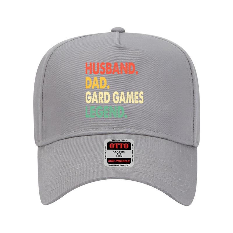 Husband Dad Gard Games Legend Adjustable Baseball Cap by MOSESWOODS | Artistshot