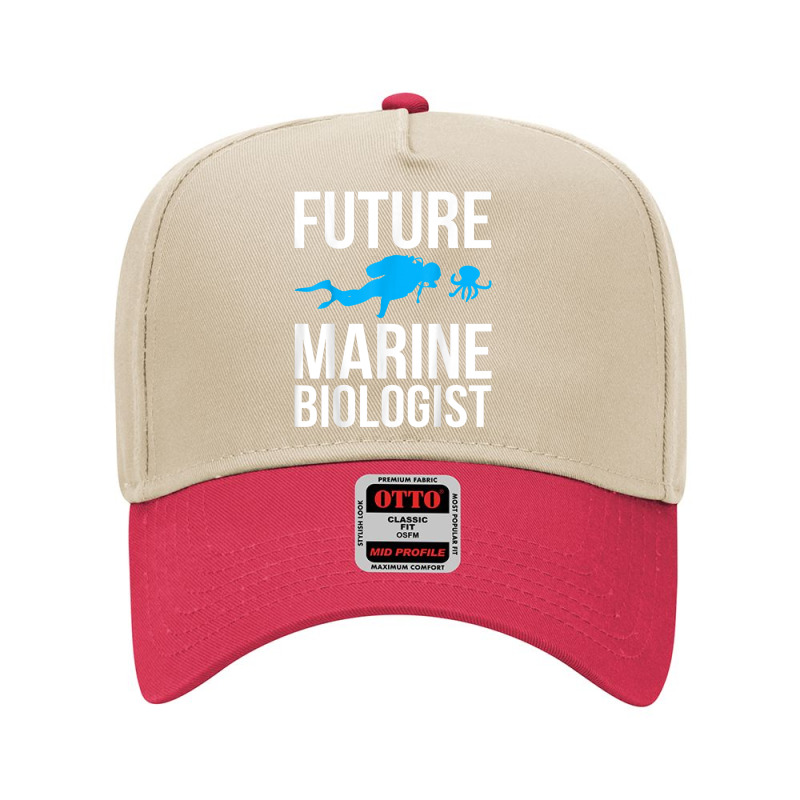 Future Marine Biologist Gift For Students Sea Life Adjustable Baseball Cap | Artistshot