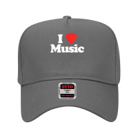 I Love Music   Funny Saying Sarcastic Novelty Musician Music T Shirt Adjustable Baseball Cap | Artistshot