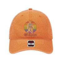 Thundercats Lion-o Rainbow Sunset Poster Dyed Cap | Artistshot