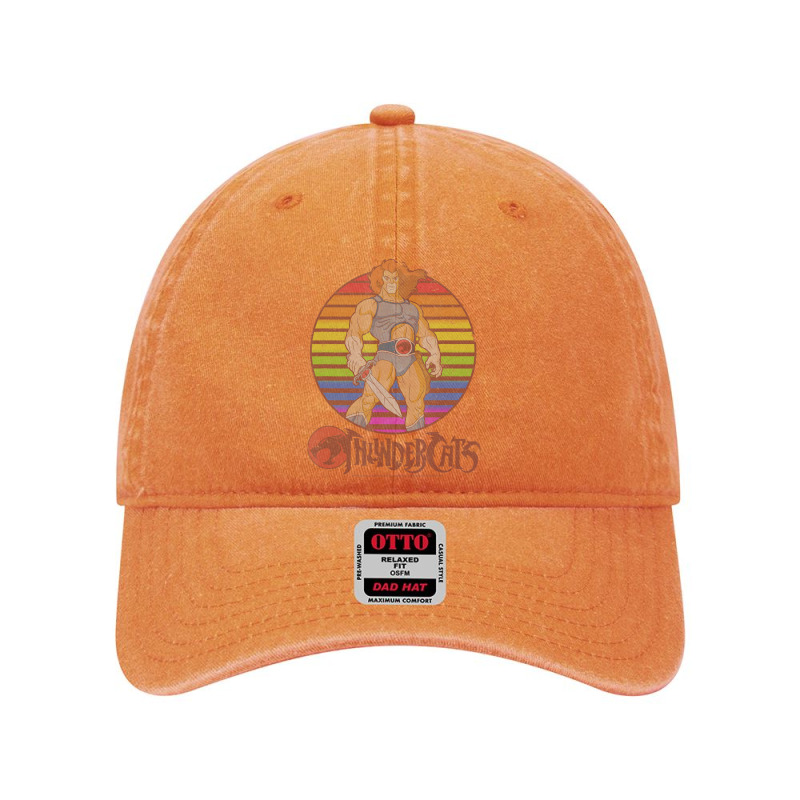 Thundercats Lion-o Rainbow Sunset Poster Dyed Cap by Gibbons Washburn | Artistshot