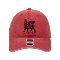 Anunnaki, Lamassu, Cuneiform Text, (blackwhite) Dyed Cap | Artistshot