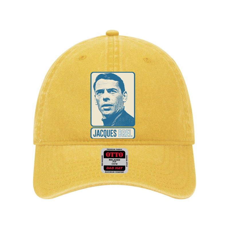 Jacques Brel ? Vintage Look Fan Design-xrkt2 Dyed Cap by Quick Scully | Artistshot