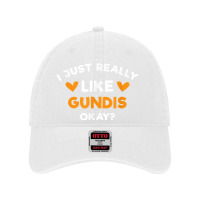 I Just Really Like Gundis Funny Comb Rats Humor Rodent Dyed Cap | Artistshot