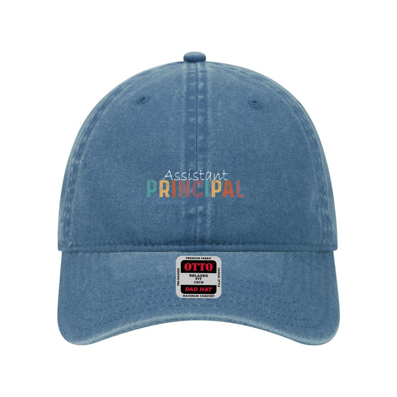 Assistant Principal Funny Job Title School Worker Vintage Dyed Cap by MICHAELOHARRA | Artistshot