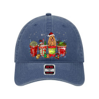 English Cocker Spaniel Iced Latte Snowmen Sweets Snow Dyed Cap | Artistshot