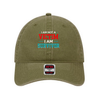 Survivor Sexual Harassment Assault Awareness Dyed Cap | Artistshot