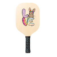 Funny Easter Bunny With Glasses For Women And Rabbit Lover T Shirt Pickleball Paddle | Artistshot