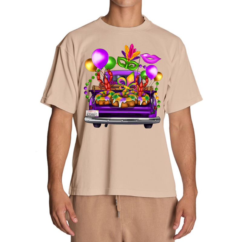 Mardi Gras Farm Truck Urban Heavy T-shirt | Artistshot